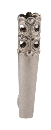 Hülse für Bärte und Federn Hutschmuck  Anstecker